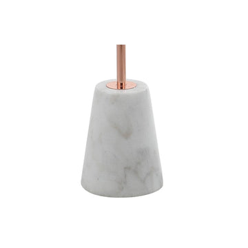Heymann 57" Minimalist Metal/Marble LED Floor Lamp - JONATHAN Y